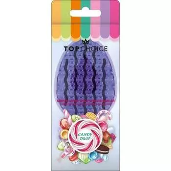 Расческа для распутывания волос Top Choice ароматизированная - мини - для детей (64395) - микс цветов 1 шт.