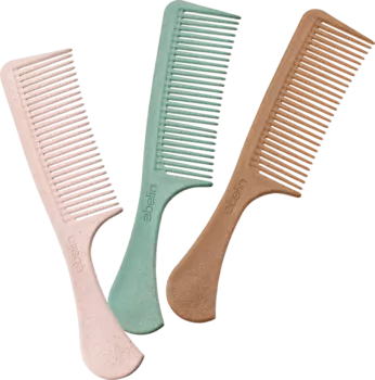 Расческа с натуральной ручкой 1 шт. ebelin