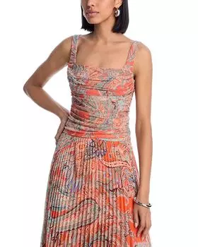 Раша Топ с защипами L'AGENCE, мультиколор