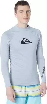 Рашгард All Time с длинными рукавами Quiksilver, цвет Sleet Heather 1