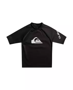 Рашгард All Time с короткими рукавами для мальчиков и девочек всех времен Quiksilver