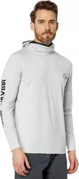 Рашгард Heritage с капюшоном и длинными рукавами Quiksilver, цвет Gray Violet Heather