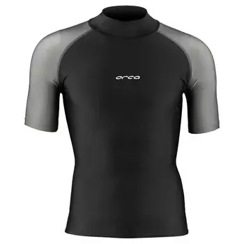 Рашгард Orca Bossa Short Sleeve, черный
