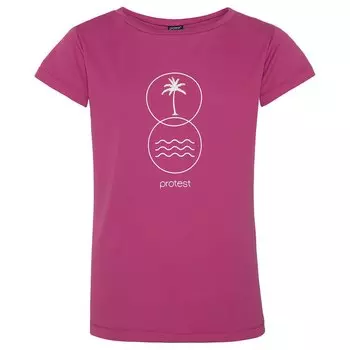 Рашгард Protest Amelia Short Sleeve, розовый