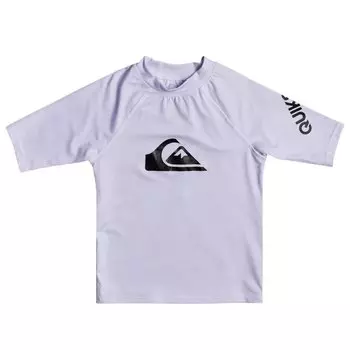 Рашгард Quiksilver All Time Short-Sleeve, белый