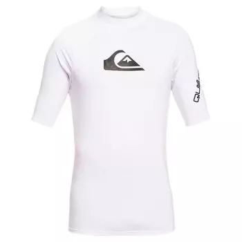Рашгард Quiksilver All Time Youth Short Sleeve, белый