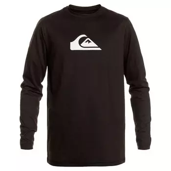 Рашгард Quiksilver EQYWR03385 Solid Streak, черный