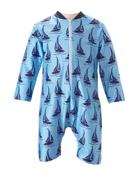 Рашгард Rachel Riley Sailboat, синий