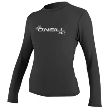 Рашгард с длинным рукавом Oneill Wetsuits Basic Skins Sun, черный
