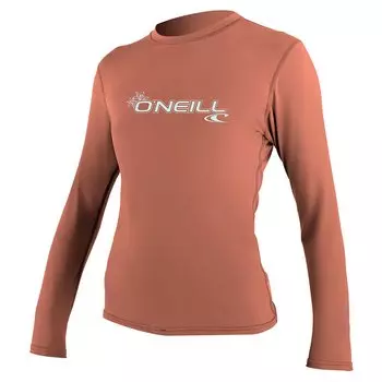 Рашгард с длинным рукавом Oneill Wetsuits Basic Skins Sun, коричневый