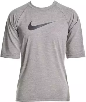 Рашгард с короткими рукавами Nike для мальчиков Heather Hydro