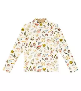 Рашгард с принтом Marysia Bumby, белый