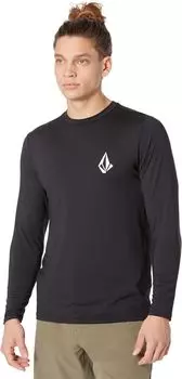 Рашгард свободного покроя Taunt с длинными рукавами Volcom, черный