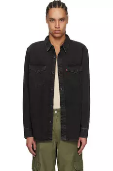 Расклешенная джинсовая рубашка в стиле вестерн Levi'S, мультиколор