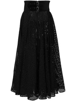 Расклешенная юбка Alaa, черный