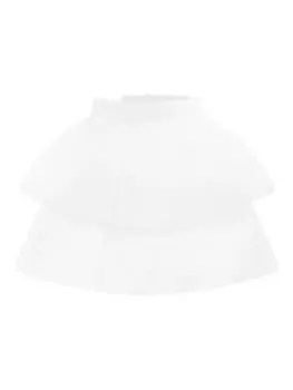 Расклешенная юбка Caroline Bosmans, белый