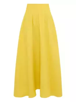 Расклешенная юбка Gabriela Hearst, желтый