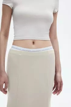 Расклешенная юбка из джерси H&M, бежевый