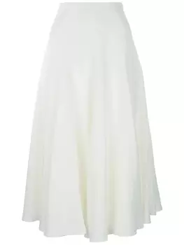 Расклешенная юбка миди Fabiana Filippi, белый