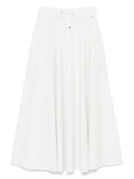 Расклешенная юбка миди Herno, белый