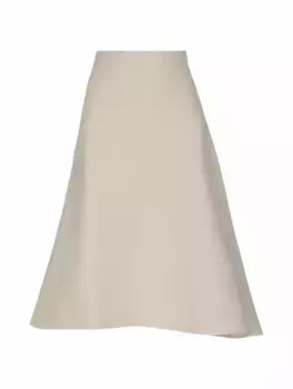 Расклешенная юбка миди Jil Sander, зелёный