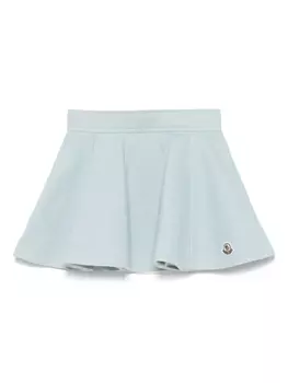 Расклешенная юбка мини Moncler Enfant, синий