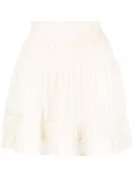 Расклешенная юбка с эластичным поясом b+ab, бежевый