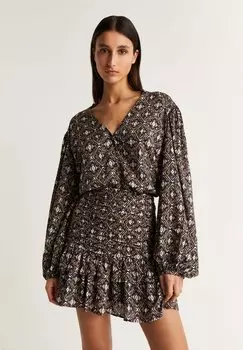 Расклешенная юбка Scalpers, черный