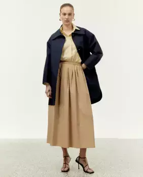 Расклешенная юбка Sfera, цвет Camel