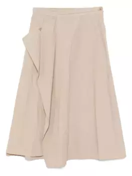 Расклешенная юбка Y's, нейтральный