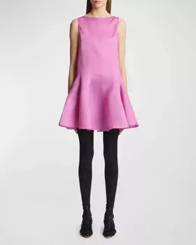 Расклешенное короткое платье Mags Khaite, цвет Orchid