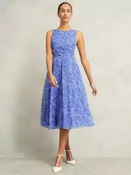Расклешенное платье без рукавов от джесс Hobbs, синий/разноцветный
