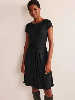 Расклешенное платье Boden Amelie, черный