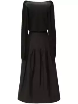Расклешенное платье Fabiana Filippi, черный
