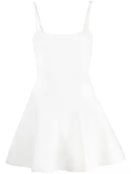 Расклешенное платье Fleur Du Mal, белый