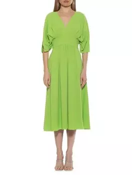 Расклешенное платье миди August Alexia Admor, цвет Sweet Pea