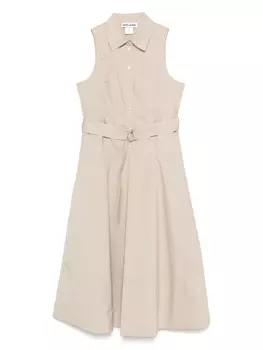 Расклешенное платье миди DKNY, нейтральный