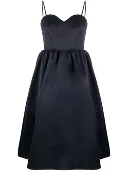 Расклешенное платье миди P.A.R.O.S.H., синий