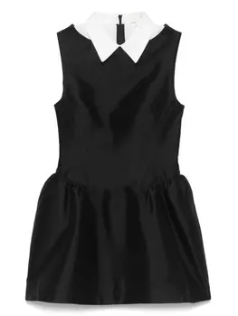 Расклешенное платье-рубашка SHUSHU/TONG, черный