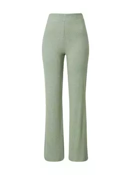 Расклешенные брюки About You LISEY, зеленый