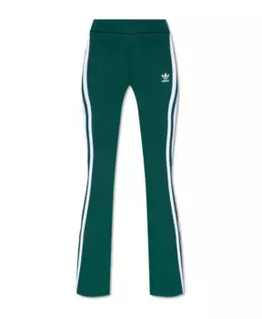 Расклешенные брюки Adidas Originals, зеленый
