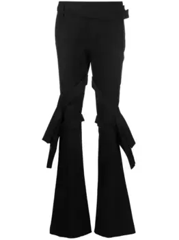Расклешенные брюки AMBUSH, черный