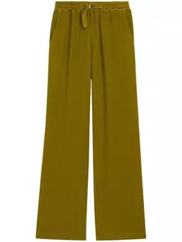 Расклешенные брюки AMI Paris, зеленый