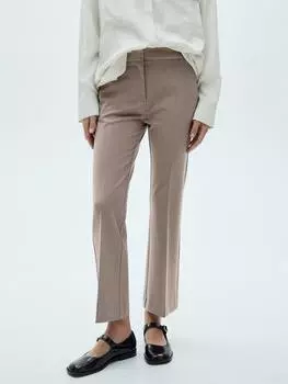 Расклешенные брюки эмили белл Mango, цвет Medium Brown