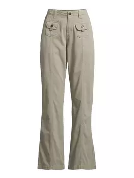 Расклешенные брюки AROPOSTALE, хаки