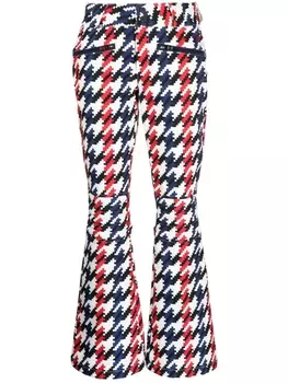 Расклешенные брюки Aurora в ломаную клетку Perfect Moment, мультиколор