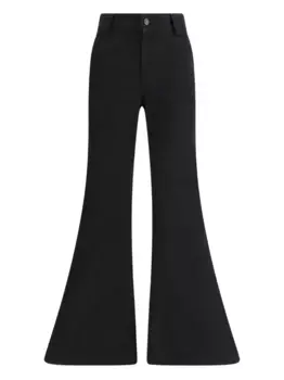 Расклешенные брюки BALENCIAGA, черный