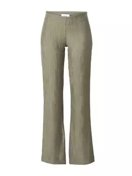 Расклешенные брюки Bella X About You PHILLIPA, хаки