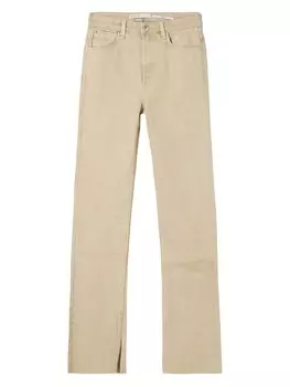 Расклешенные брюки Bershka, бежевый