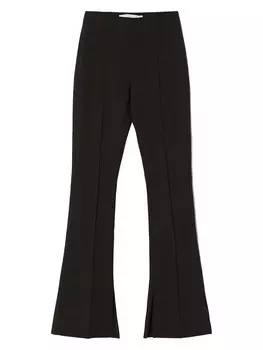 Расклешенные брюки Bershka, черный